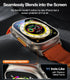 UltraGlass TOP 9H+ Glass for Apple Watch Ultra 2/Ultra Screen Protector (Military Grade Shatterproof & Longest Durable) Original Fit & Full Covera...