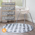 BooginHead SplatMat 52" Extra Large Waterproof Floor Mat for Under High Chair, Marble Swirl...
