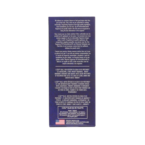 PB ParfumsBelcam G Eau Blue, Eau de Toilette Spray, Our version of a Designer. 3.4 Fl.Oz....