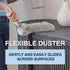 Bona High Performance Dusting System - 1 Compact Handle, 5 Disposable Dusters, & 1 Reusable Duster - Compact Dusting Kit Removes Dust & Pet Hair...