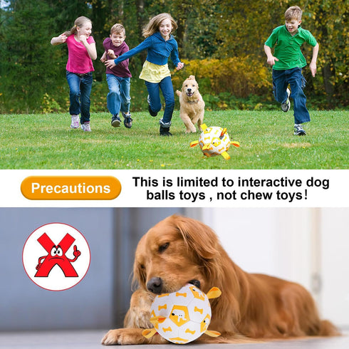 Dog Toys Soccer Ball, Puppy White Ball Interactive Toys for Tug of War, Puppy Birthday Toy, Dog Water Toys, Dog Balls for Small & Medium&Large Dog...