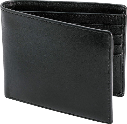 Maverick Hide Top Grain Leather Wallet For Men, RFID Blocking, Bifold Extra Capacity with 2 ID Windows, Slim Bifold With 8 Card Slots, Gift For Yo...