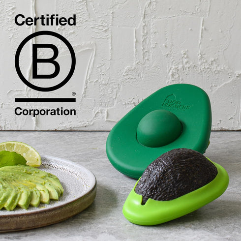 Food Huggers Avocado Huggers 2pc Silicone Reusable Avocado Savers with Pit Storage | BPA Free, Dishwasher Safe Holder | Large & Small Set...