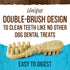 Merrick Fresh Kisses Natural Dental Chews, Toothbrush Shape Treat Infused With Real Mint, For Large Dogs - 7 ct. Bag...
