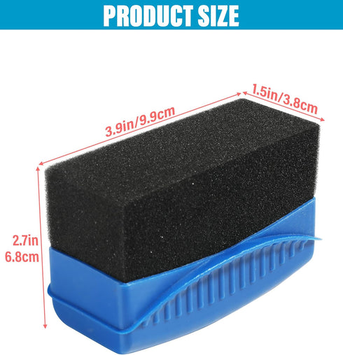 Tire Dressing Applicator,Tire Shine Dressing Applicator Pad with Lid,Car Wheel Shine Car Cleaning,Car Accessories Sponge Foam Brush Tire Sponges f...