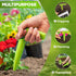 2 Pcs Dibbler Gardening Tool with Measurements - 6.9 inch Plastic Bulb Planting Tools with Handle - Seed Dibber for Planting Bulbs,Digging,Gardeni...
