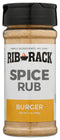 Rib Rack Dry Spice Rub - Burger, 7.0 oz. - Meat Seasoning for BBQ, Grill, Smoker - All Natural Ingredients (Packaging May Vary)...