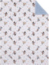 Disney Mickey Mouse Light Blue, White, and Tan Super Soft Sherpa Baby Blanket with Donald Duck, Goofy and Pluto...
