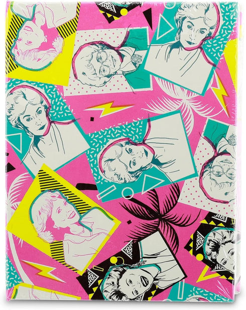 The Golden Girls Retro Fashion Pattern Sticky Note and Tab Box Set | Notepad Stationery Paper, School and Office Supplies...