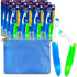 Folding Travel Toothbrush Bulk Set - Folding Travel Toothbrush Firm Bundle 24 Pack Foldable Travel Toothbrushes for Camping, Travel, More Plus Blu...