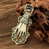 Vintage Lady's Hand Shaped Book Clip Gold Metal Paper Clip Document Storage Metal Clip Journal File Clip for Office School Home DIY Use (Antique B...