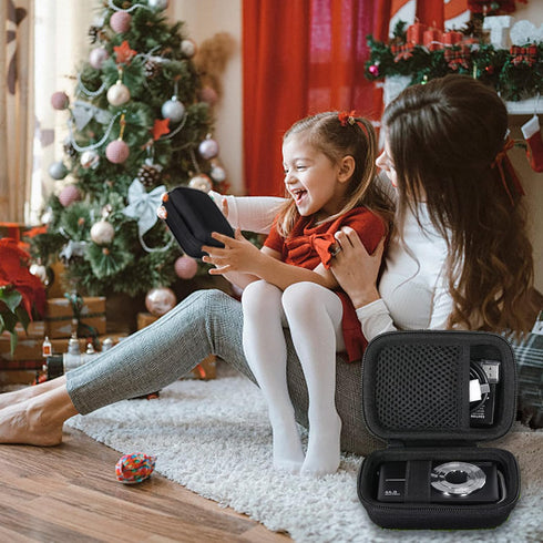co2CREA Hard Case Compatible with Digital Camera, VAHOIALD/IWEUKJLO/CAMKORY/BEVLXNIV/PRISIA/Sevenat Kids Video Camera, Black...
