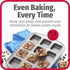 GoodCook 12-Cavity Nonstick Steel Mini Bite-Size Dessert Bar Pan, Gray...