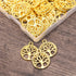 Shapenty Round Metal Tree of Life Charms Pendants Beads Bulk Jewelry Findings Making Accessory for DIY Craft Bracelet Necklace Earring Keychain, 5...