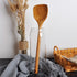 FJNATINH Wooden Spatula with Long Handle for Cooking Kitchen Cookware...
