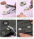 ZZYWWP 100 metal snaps for fabric, snap button kit with Button Pliers, 9.5mm snap buttons for Handmade DIY, Clothing Sewing, Handmade Crafts (10 C...