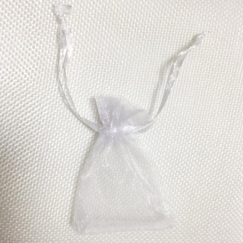 ATCG 100pcs 2x2.7 Inches Mini Organza Bags with Drawstring for Rings, Little Earrings, Jewelry Pieces, Wedding Favors Party Fovours Small Cute Org...