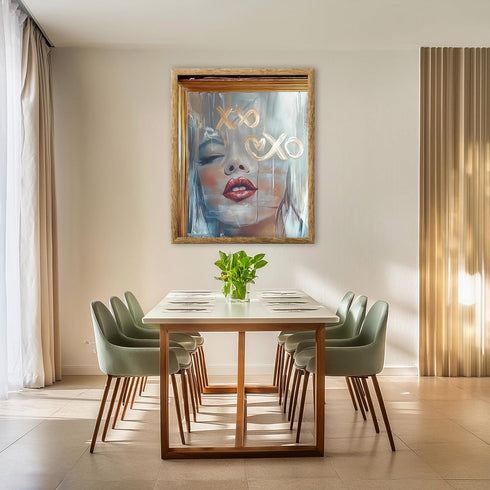 Posterizer 1 pcs-xoxo cute flirty poster-Valentine's day inspired art -3-Romantic Art-Holiday Poster Collection-Gift for Couples boyfriend girlfri...