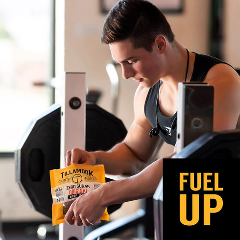 Tillamook Country Smoker Keto Friendly Zero Sugar Beef Jerky Variety Pack, Original & Black Pepper, 2.2 Ounce (Pack of 4)...