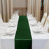 ANECO 4 Pack Satin Table Runner 12 x 108Inch Long Bright Silk and Smooth Fabric Party Table Runner for Wedding Banquet Party Decoration- Forest Gr...