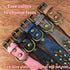 Spiked Studded Dog Collar-Bronze Round Stud Anti-Bite Collar (Blue,S)...