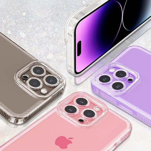 ZTOFERA Designed for iPhone 15 6.1 inch,Sparkly Cute Clear Case for Women Girls,Glitter Bling Flexible Soft TPU Silicone Bumper Protective Cover f...