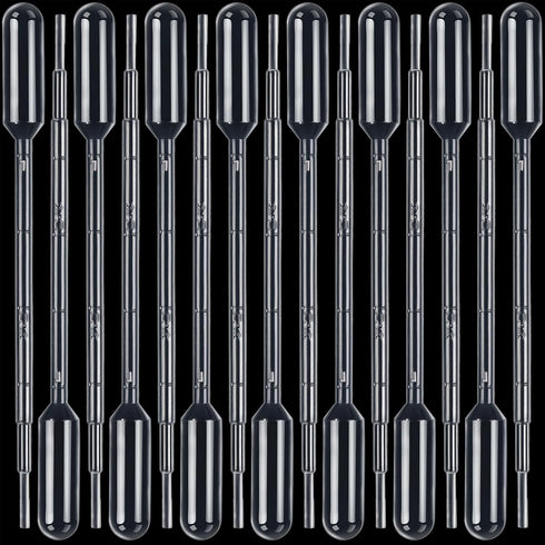 Teenitor 15Pcs Transfer pipettes 1Ml Transfer Pipette Plastic Droppers Disposable Eye Droppers for Essential Oil, Lab, Medicine...