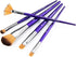 Royal & Langnickel Moderna, 5pc Oval Mop Variety Brush Set for All Painting Mediums, Includes - Mop, Fan & Half Moon Brushes Purple...