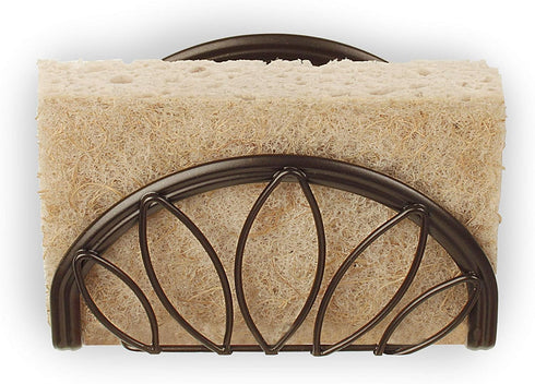 Spectrum Diversified Leaf Suction Sponge Holder, Bronze...