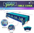 Blue Orchards Video Game Table Cover (Neon Blue) - Pack of 3-54"x108" XL - Gamer Party Supplies, Gamer Themed Decorations, Party Decorations for B...