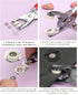 ZZYWWP 100 metal snaps for fabric, snap button kit with Button Pliers, 9.5mm snap buttons for Handmade DIY, Clothing Sewing, Handmade Crafts (10 C...