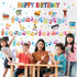 84 Pieces Happy Birthday Classroom Bulletin Board Set Music Birthday Cutouts Bulletin Board Musical Note Staff Birthday Cutouts for Music Birthday...