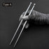 Bonsai tools 200/240 Mm Straight Bonsai Root Hook Made by Aviation Aluminum Alloy (Type A (200Mm))...