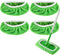 Reusable Microfiber Mop Pads for Swiffer Sweeper Mop - Dry Sweeping Cloths & Wet Mopping Cloths for Household Cleaning - Washable Wet Pads for Mop...
