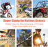 Bike Motorcycle Handlebar Action Camera Mount Holder for Gopro Insta360 AKASO Mevo Start DJI Action cameras, Super Clamp Bracket with Magic Arm 1/...