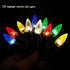 Christmas Light Phone Charging Cable Charger Cord USB-A to Light-ning 55"/10 LED Festive Bulb Cables Compatible with iPhone 5/6/7/8/13/14 Plus Pro...