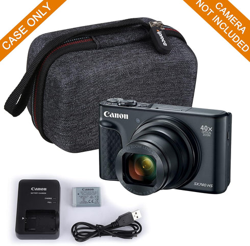 Aproca Portable Hard Travel Storage Case, for Canon PowerShot SX740 / SX620 HS Digital Camera and Accessories...