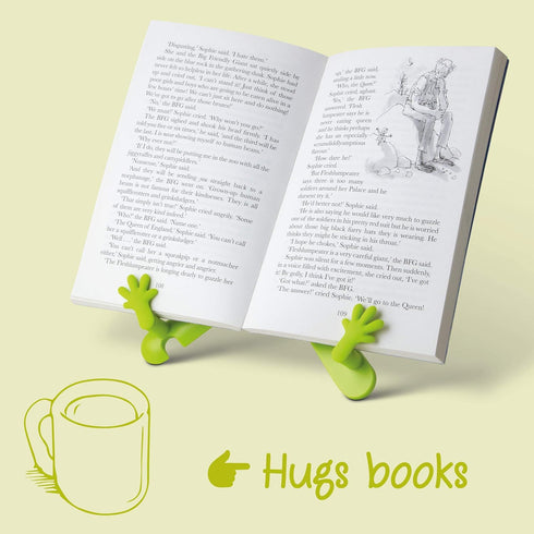 IF The Hands Stand, Hands Free Reading Tablet & Book Holder - Lime Green...