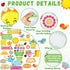 42 Pcs Spring Summer Bulletin Board Set Classroom Decorations Blooming Floral Positive Sayings Bulletin Boards Inspirational Cutouts Border for Sc...