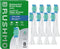 Brushmo Total Clean Replacement Toothbrush Heads, Compatible with Philips Sonicare Click-on Electric Toothbrush Handles, 8 Standard Replacement He...