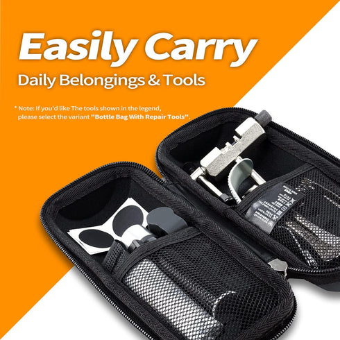 Epessa Bicycle Bike Storage Bag for Cycling,Bicycle Repair Tool Bag with Sealed Zipper for Bicycle Water Bottle Cage (For Water Bottle Cage)...