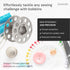 Bobbins for Sewing Machine - Replacement Sewing Bobbins 24 Pcs - Metal Bobbins for Crafts - Sewing Machine Accessories...