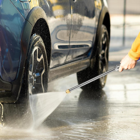 2-in-1 High Pressure Power Washer Wand,Laopypor Watering Sprayer Tool with 3 Hose Nozzles - Hydro Jet Nozzle for Garden Hose, Car Washing, Pet was...