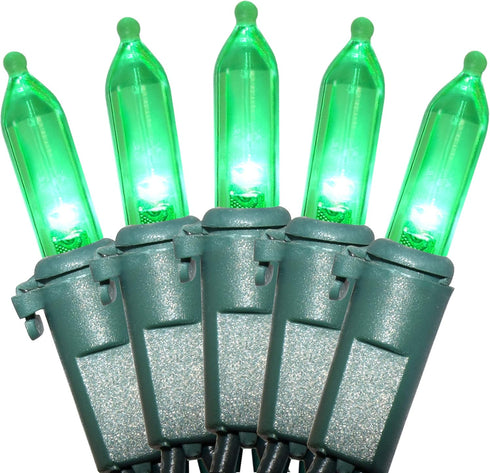 Holiday Essence 100 LED Green St Patrick's Day Christmas String Lights, 26.9 Ft Green Wire String Lights for Indoor and Outdoor Decorative Use Pat...