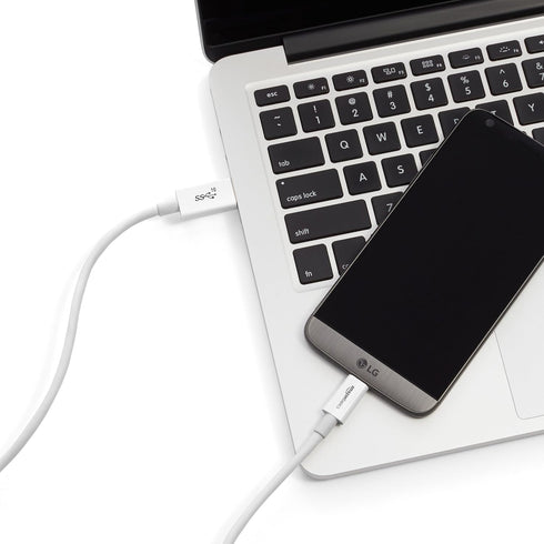 Amazon Basics USB-C to USB-A 3.1 Gen 2 Adapter Fast Charger Cable, 10Gbps High-Speed, USB-IF Certified, for Apple iPhone 15, iPad, Samsung Galaxy,...