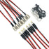 5.5 x 2.1 mm DC Power Jack Socket Threaded Female Panel Mount Connector Adapter with Dustproof Plug 6Pack...