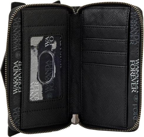 Loungefly MARVEL BLACK PANTHER WAKANDA FOREVER ZIP AROUND WALLET...