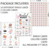 Bridal Shower Party 24 Players Bingo Game Set, Wedding Party Bingo Card, Home Large Groups Party Game Activities for Family and Friends, Adult Eng...