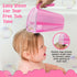 Tear-Free Bathing Experience with Rinse Cup - Soft Flexible Edge, Comfortable Handling & 40 Oz Capacity...