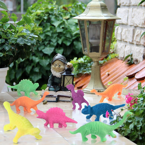 Zhanmai 48 Pieces Water Growing Dinosaurs Party Favors Expandable Dinosaurs Toy Water Animals Toys Aquatic Dinosaur Toy Set Colorful Expanding Din...